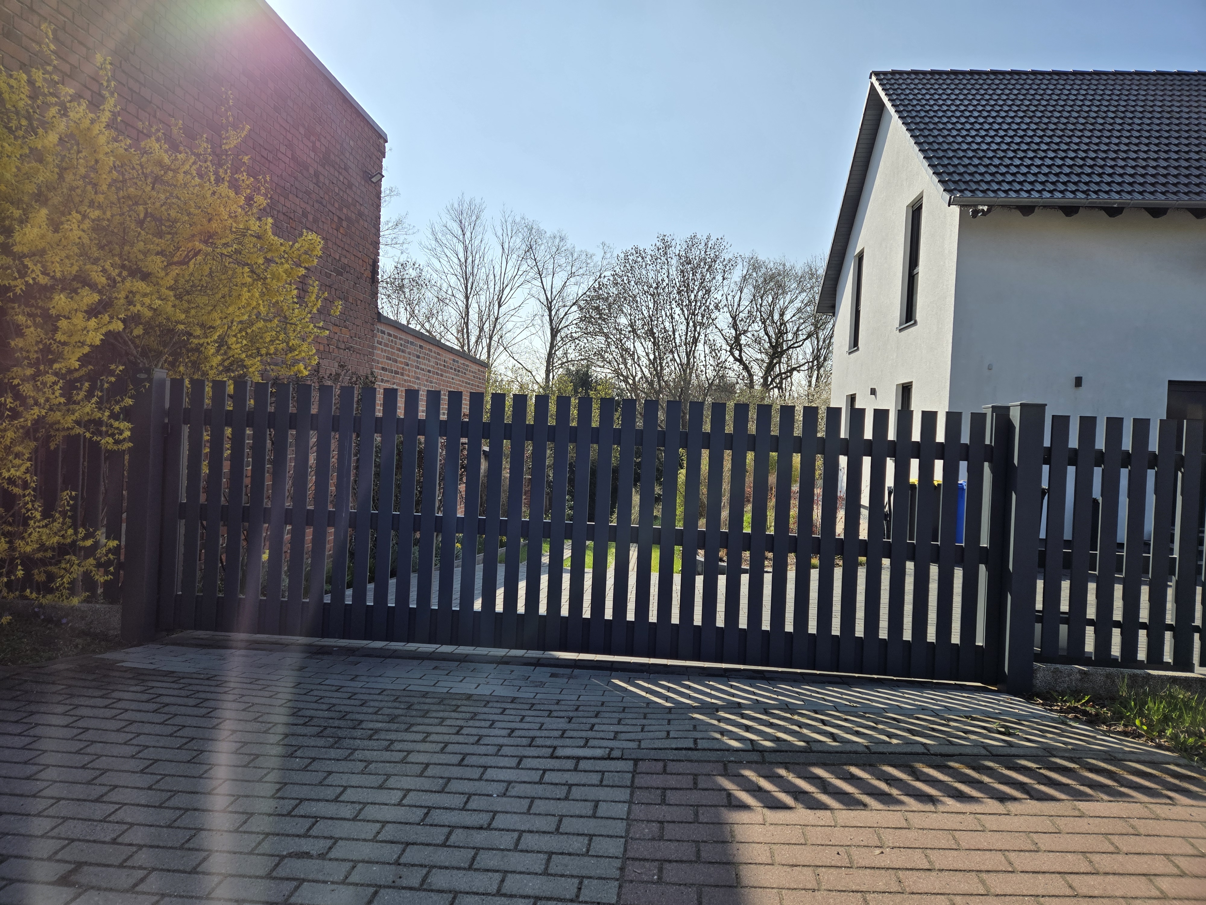 Moderne Zaunanlage 80 – Aluminium & Stahl, Modern – Maßanfertigung nach Maß