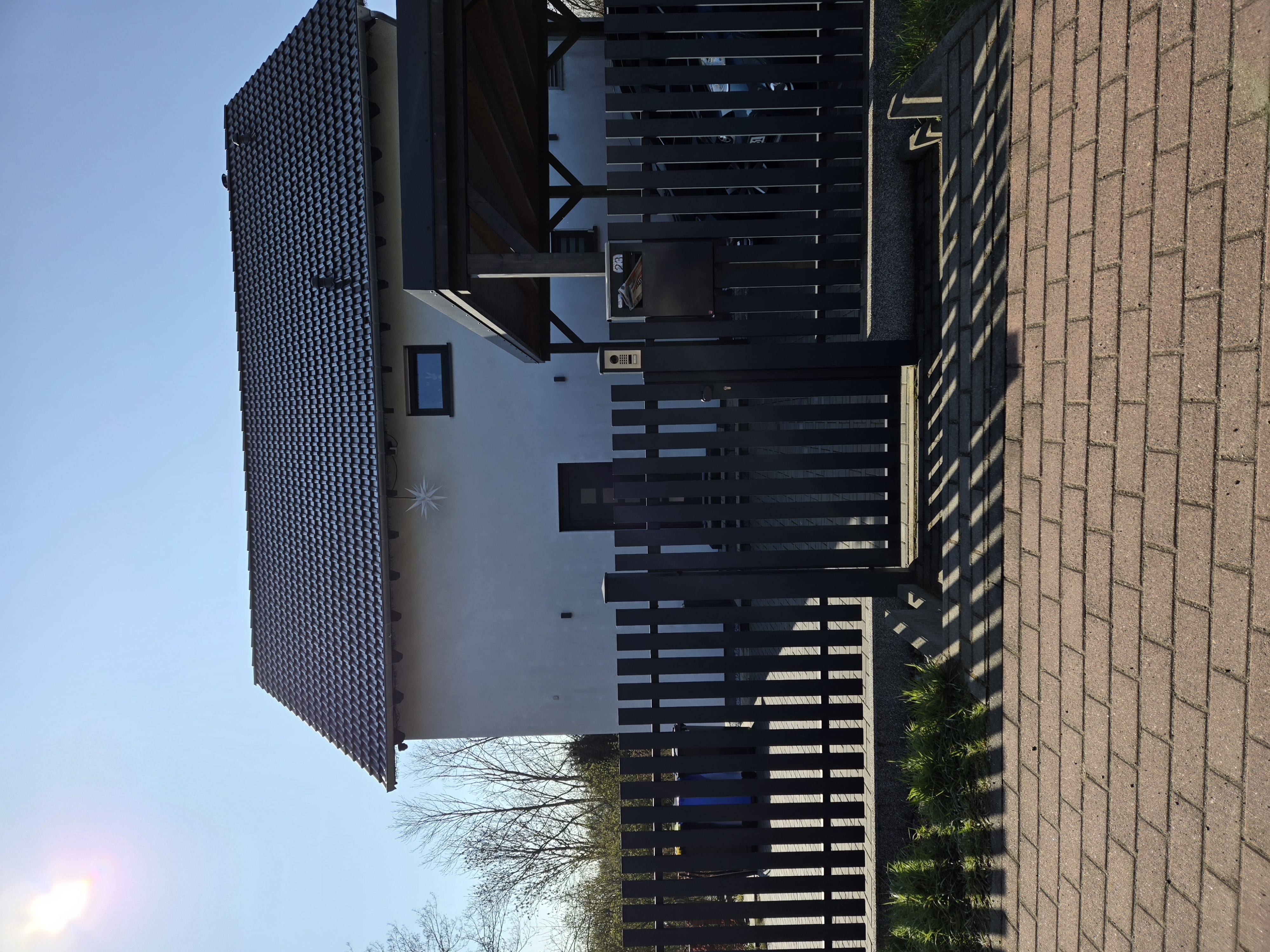 Moderne Zaunanlage 82 – Aluminium & Stahl, Modern – Maßanfertigung nach Maß