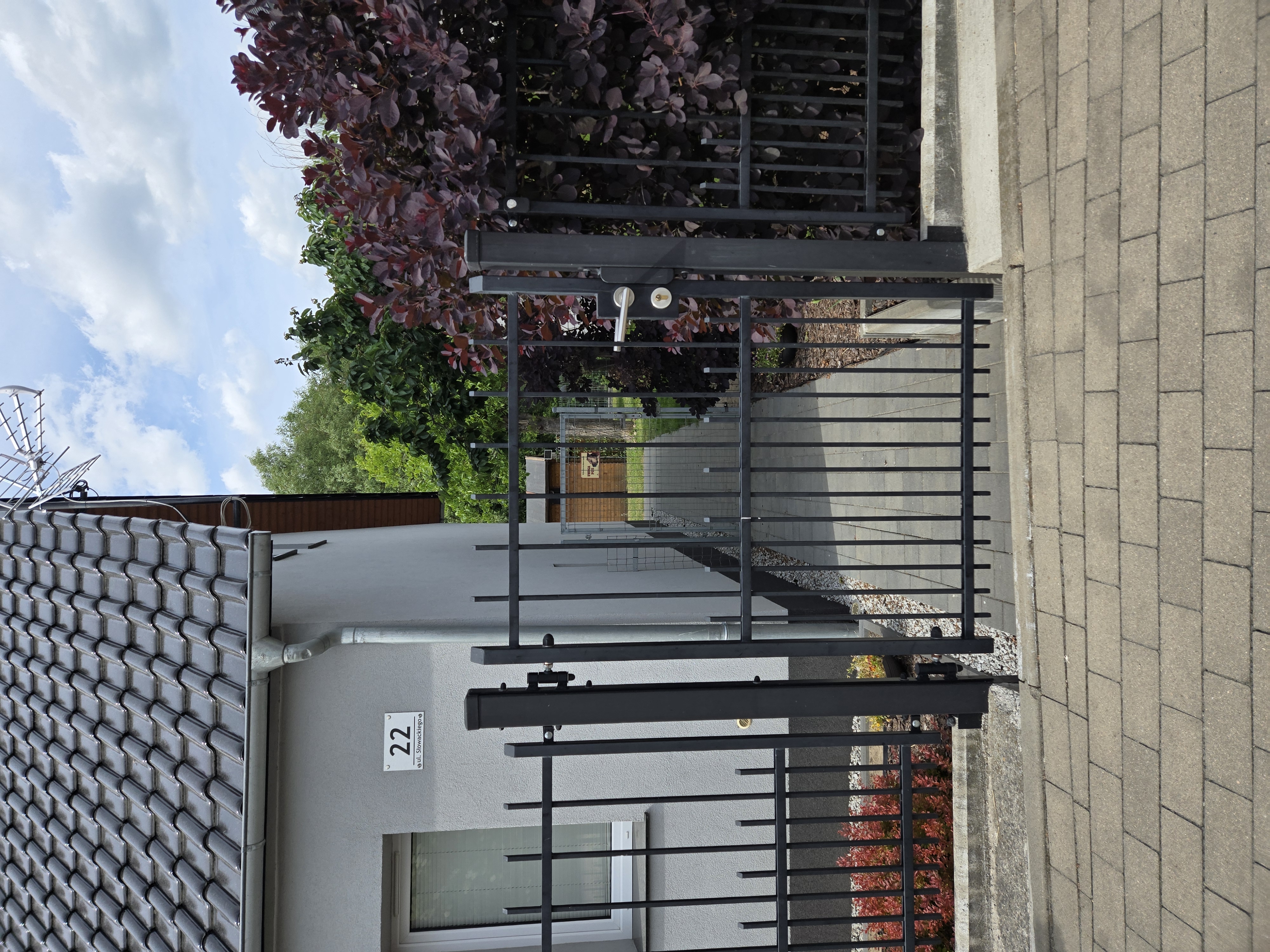 Moderne Zaunanlage 110 – Aluminium & Stahl, Modern – Maßanfertigung nach Maß